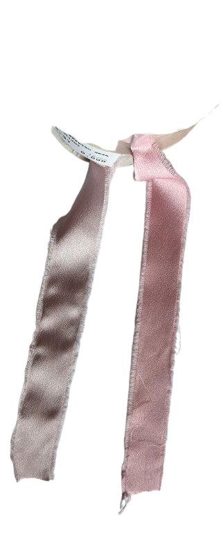 Nastro effetto seta chiffon 25mm x 15mt nei colori old pink e lilla per bomboniere e confezionamenti femminili